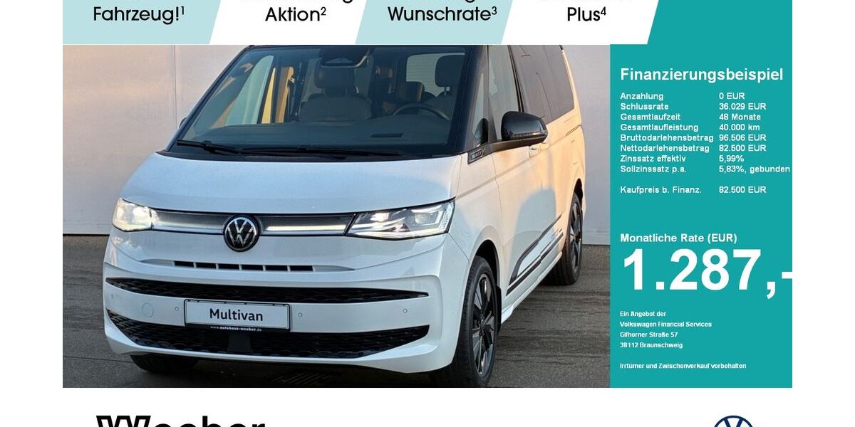 VW T7 Multivan 5.900 km 82.500 &euro; Leonberg 71229