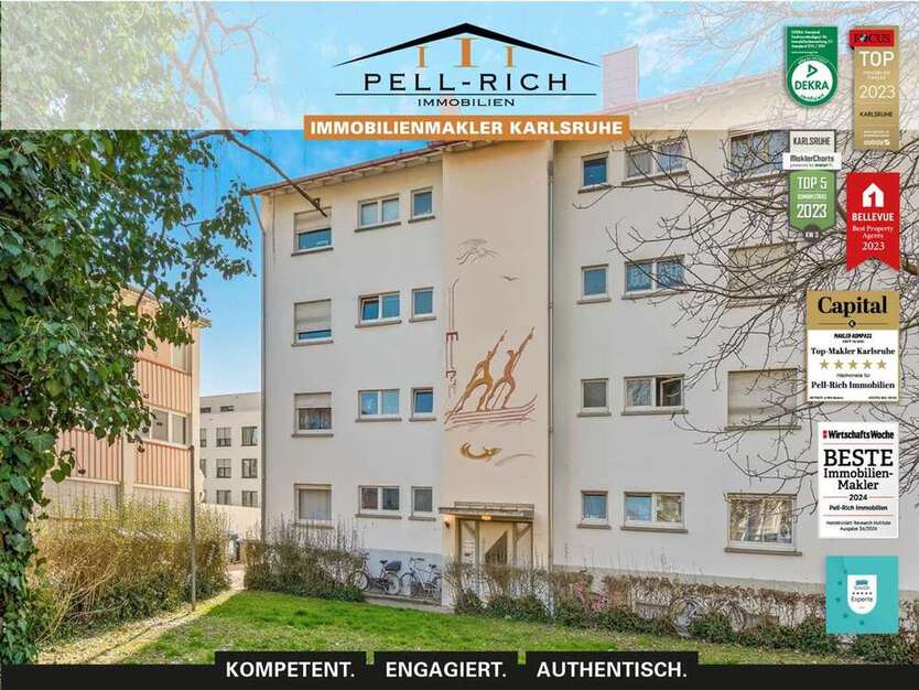 Wohnung zum Mieten in Karlsruhe 500 € 35 m²