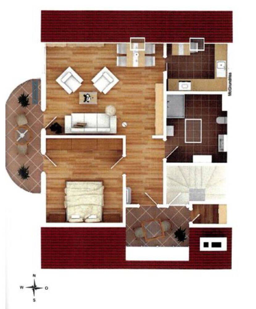 Sonnige 2 Zi Wohnung Gerlingen Panoramastr. mit Balkon + Loggia