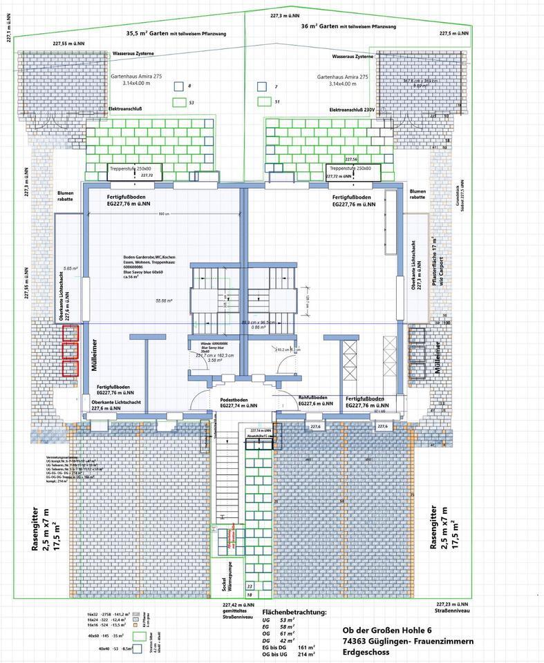 Wohnung als Doppelhaushälfte, Erstbezug