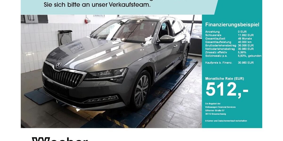 Skoda Superb 77.291 km 30.980 &euro; Leonberg 71229