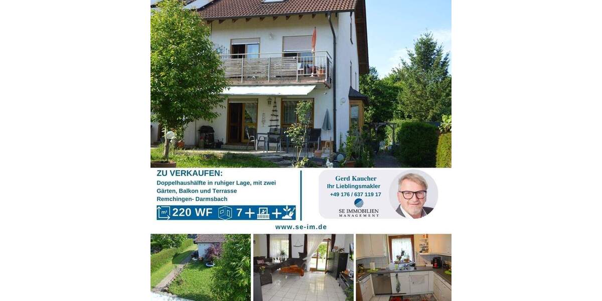 Doppelhaushälfte Remchingen-Darmsbach Darmsbach - 7 Zimmer, 220 m&sup2;, 529.000&euro; | Angebot:25428459
