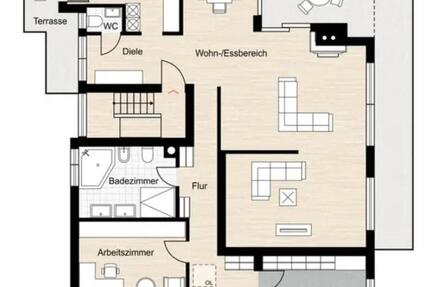 PF-Rod: Weitläufige 4,5-Zimmer-Wohnung mit Blick - 177qm 4 zimmer