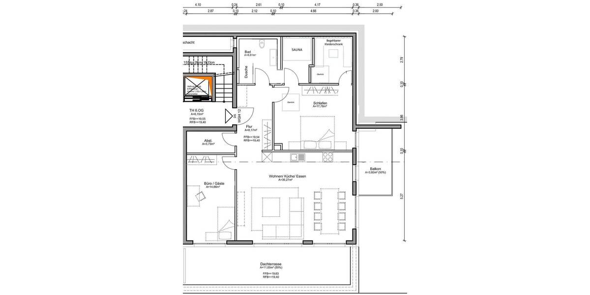 Terrassenwohnung Sindelfingen Mitte - 3 Zimmer, 108 m&sup2;, 1.650&euro; | Angebot:26471229