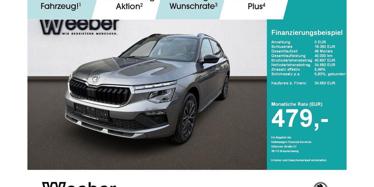 Skoda Kamiq 1.990 km 34.650 € Weil der Stadt 71263