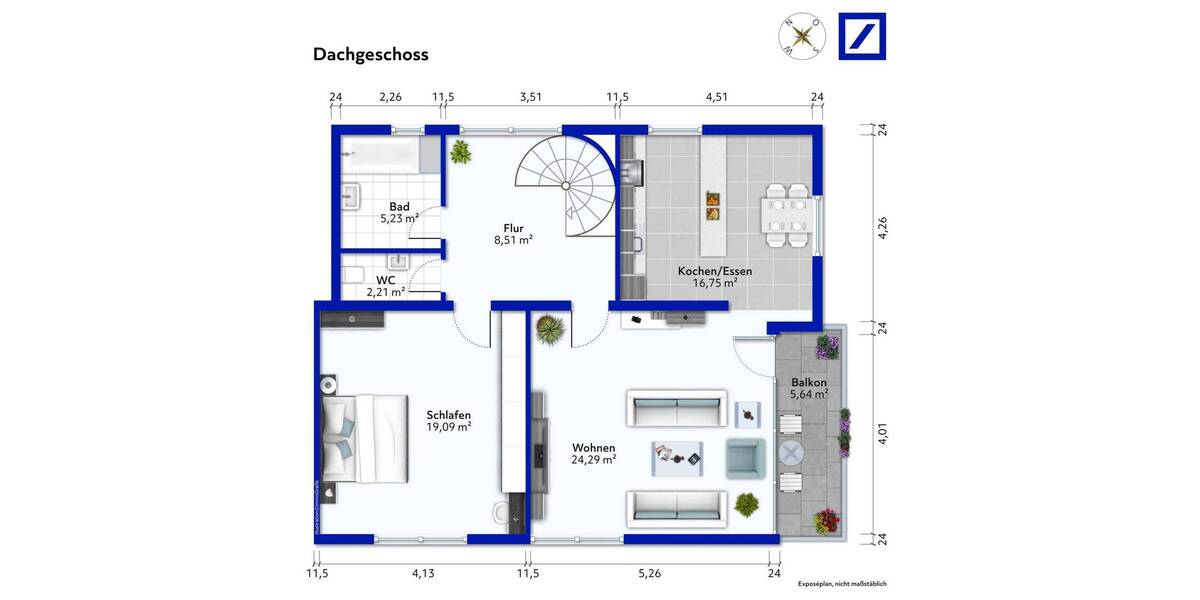 Etagenwohnung Bad Liebenzell - 2 Zimmer, 83 m&sup2;, 250.000&euro; | Angebot:25971801