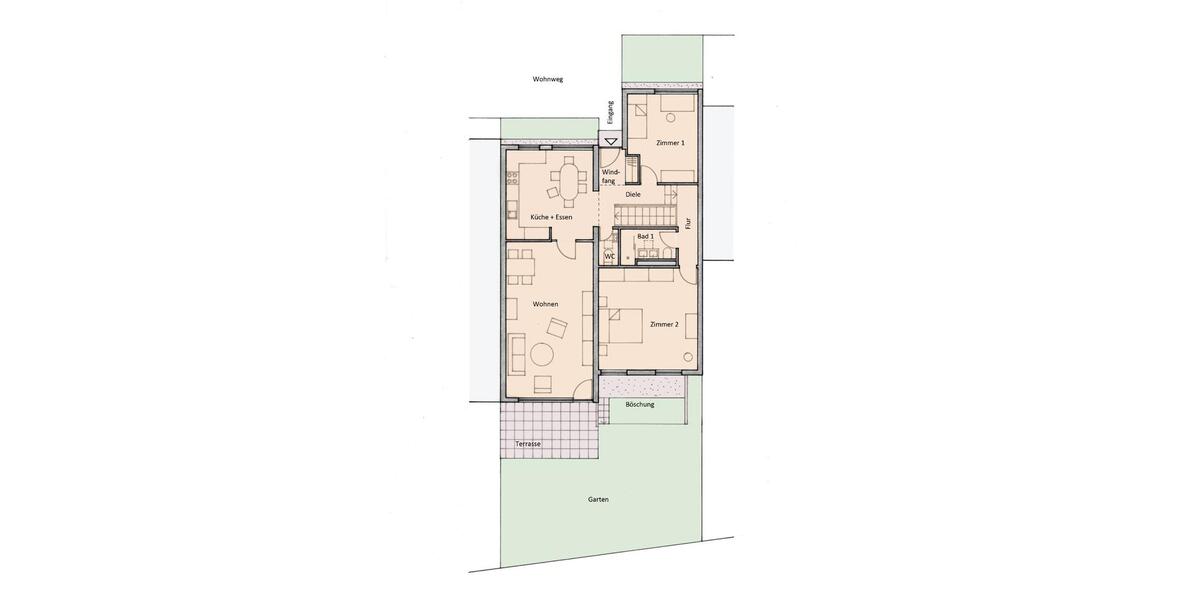 Reihenhaus Karlsruhe Grötzingen - 4 Zimmer, 140 m&sup2;, 620.000&euro; | Angebot:25169858