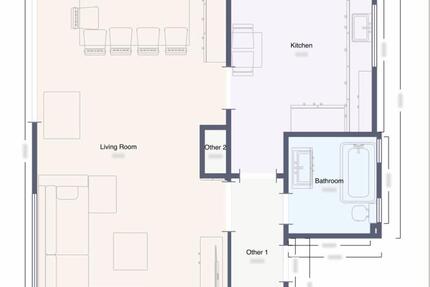 Wohnung Mühlacker - 4 Zimmer, 105 m&sup2;, 1.250&euro; | Angebot:25746051