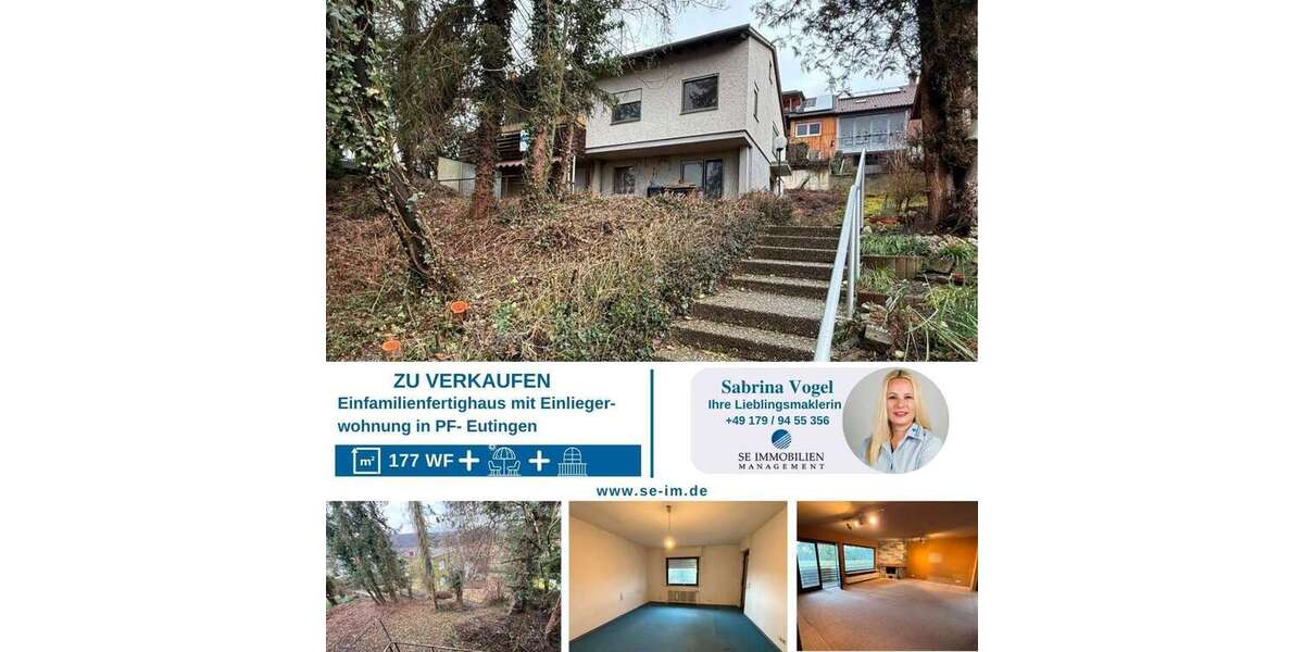 Einfamilienhaus Pforzheim Eutingen - 5 Zimmer, 178 m&sup2;, 299.000&euro; | Angebot:25354517