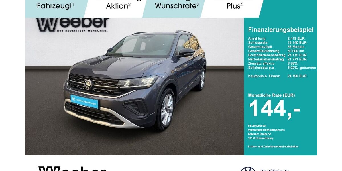VW T-Cross 10.934 km 24.190 &euro; Weil der Stadt 71263