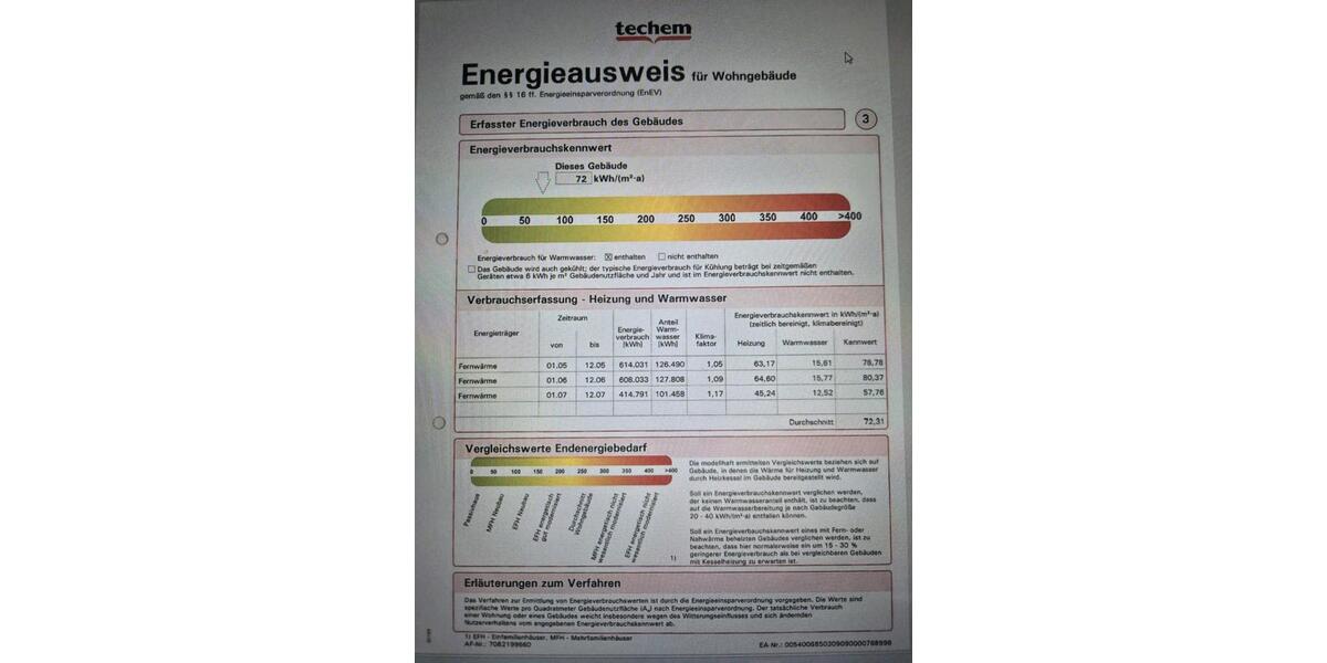 Etagenwohnung Pforzheim Büchenbronn - 3.5 Zimmer, 93 m&sup2;, 245.000&euro; | Angebot:26785740