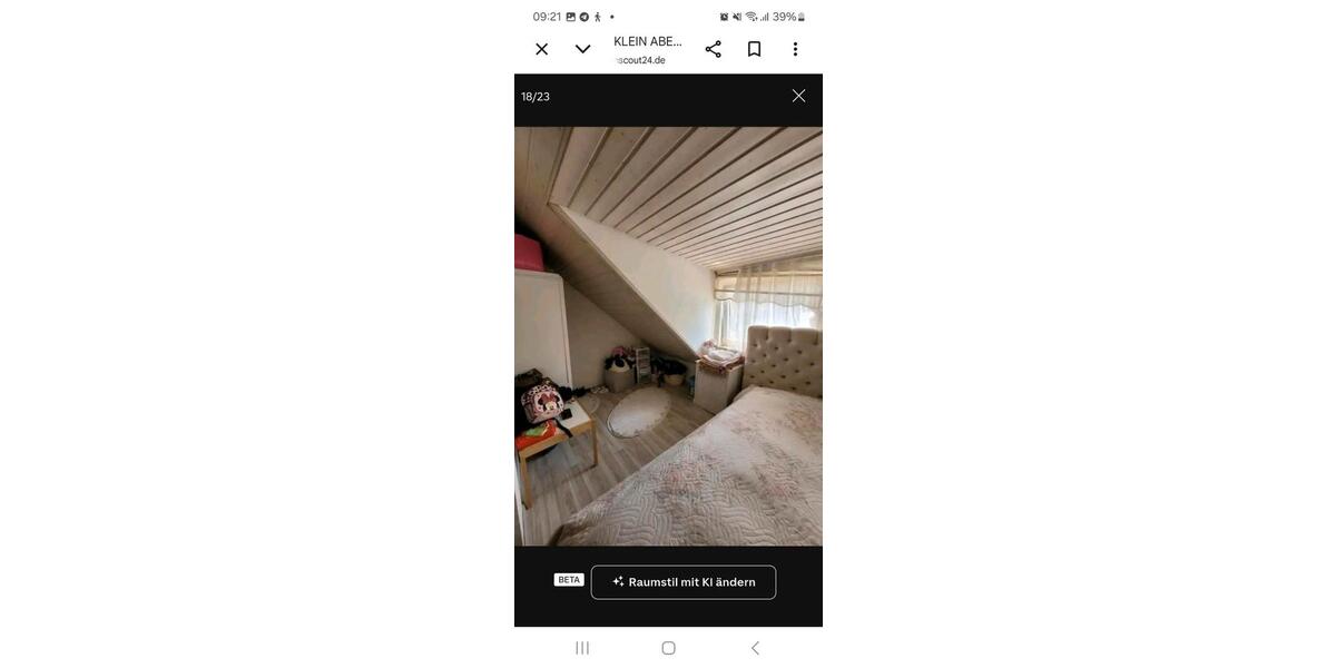 Dachgeschoßwohnung Pfinztal - 2 Zimmer, 42 m&sup2;, 155.000&euro; | Angebot:25881878