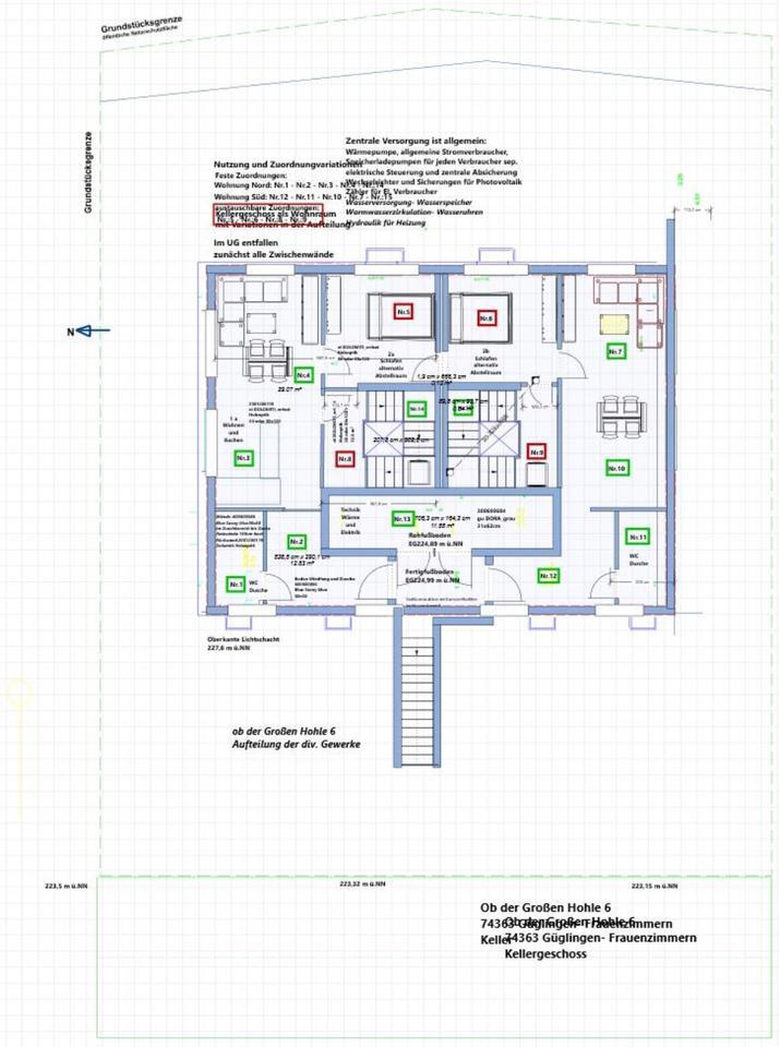 Wohnung als Doppelhaushälfte, Erstbezug