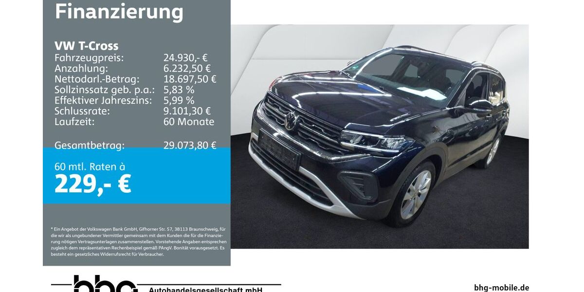VW T-Cross 24.639 km 24.930 &euro; Ettlingen 76275