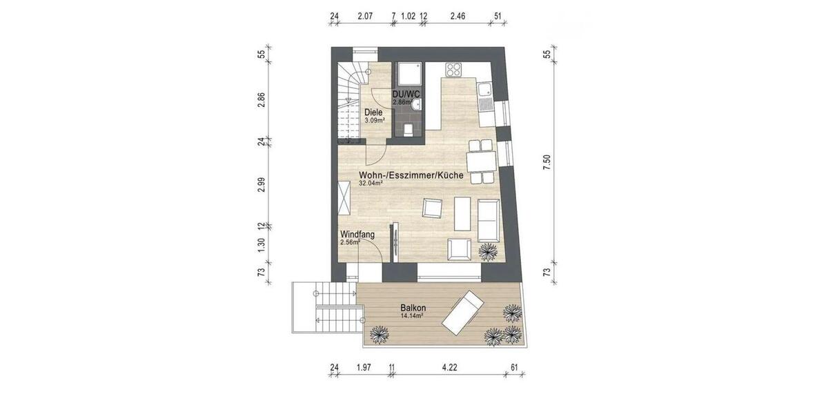 Neuwertige Doppelhaushälfte auf KFW Standard in Flehingen 4 zimmer