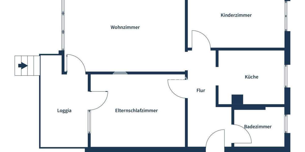 Etagenwohnung Gerlingen - 3 Zimmer, 74 m&sup2;, 299.000&euro; | Angebot:25773226