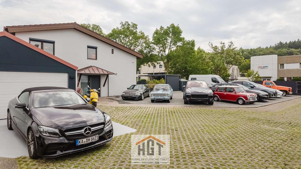 Exklusives Einfamilienhaus mit vielseitig nutzbarer Gewerbehalle in Bretten-Gölshausen! 9 zimmer