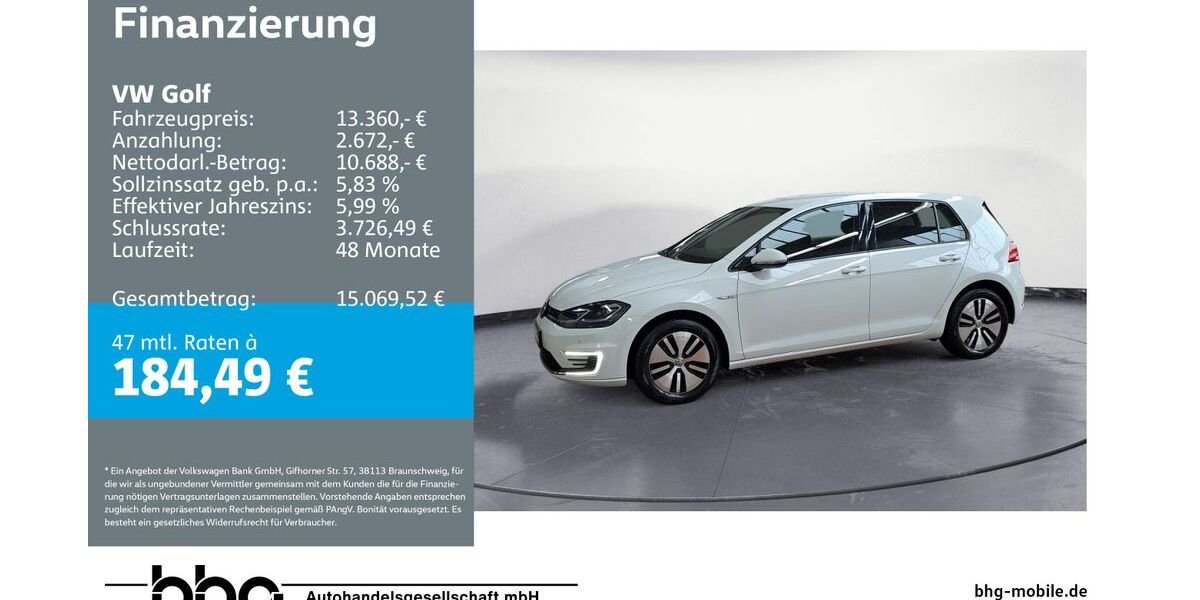 VW Golf 63.929 km 13.360 &euro; Ettlingen 76275