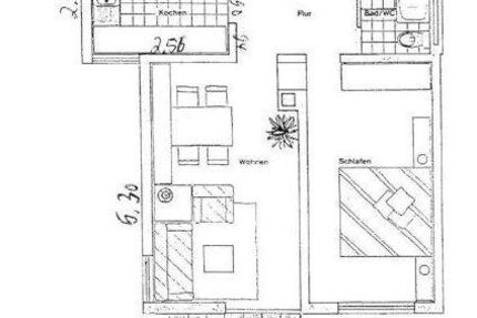 Wohnung Leonberg - 2 Zimmer, 52 m&sup2;, 850&euro; | Angebot:27619707