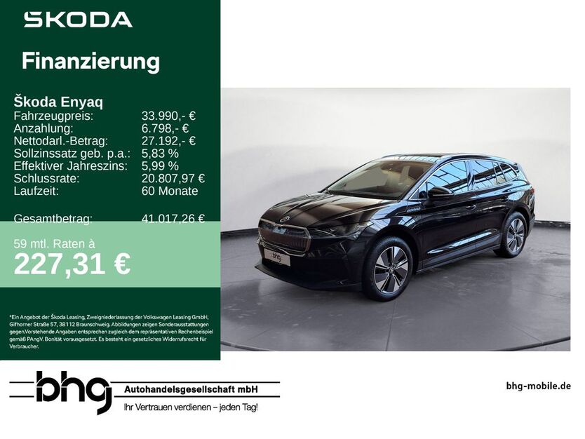Skoda Enyaq 22.995 km 33.990 € Ettlingen 76275