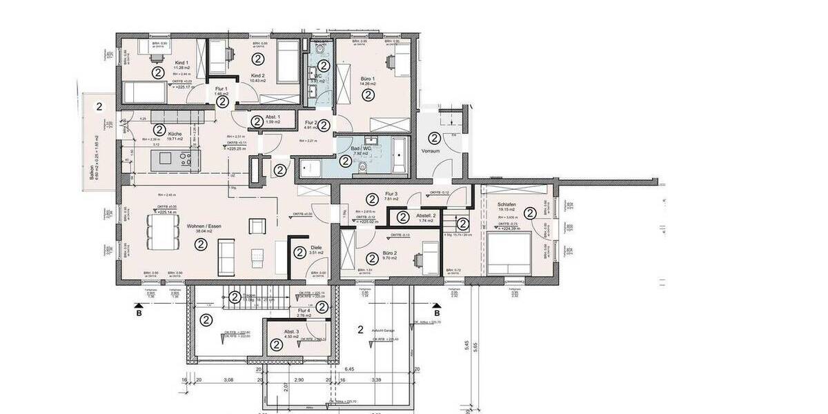 Etagenwohnung Vaihingen/Enz Horrheim - 6 Zimmer, 172 m&sup2;, 490.000&euro; | Angebot:26820148