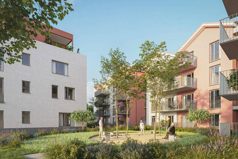 Kompaktes Wohnjuwel im Schnellermühlen Quartier- Charmantes 1-Zimmer-Apartment im Grünen