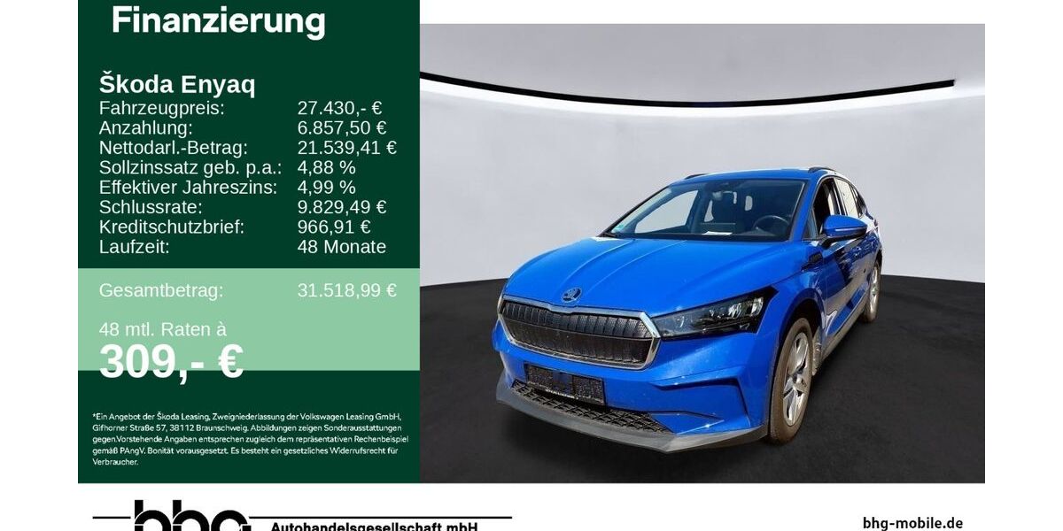 Skoda Enyaq 20.957 km 27.430 &euro; Ettlingen 76275