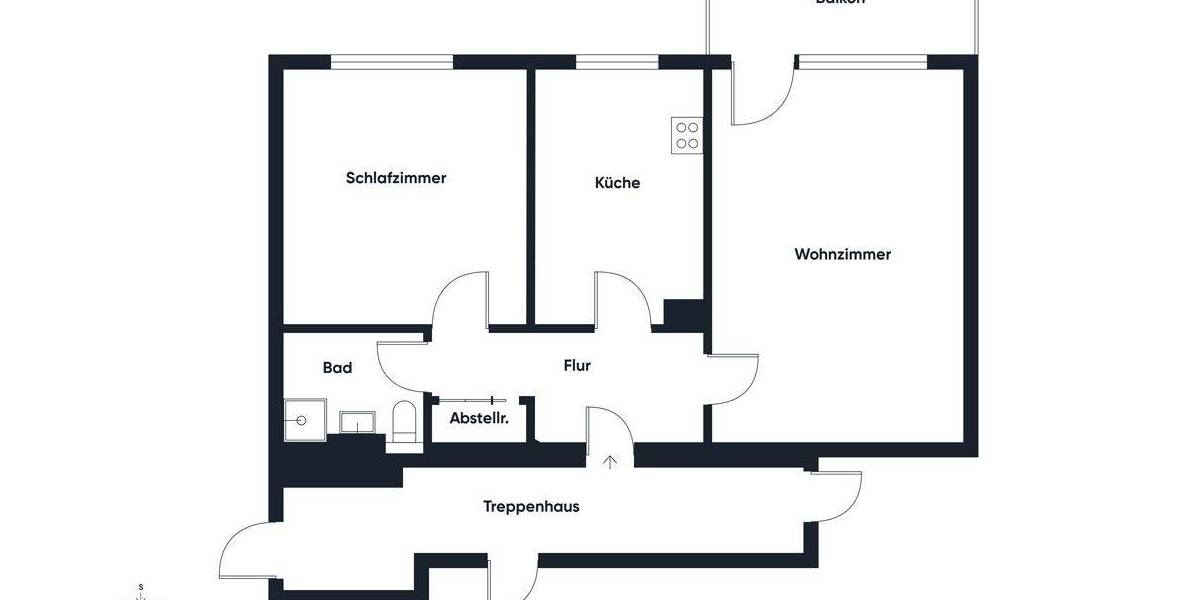 Etagenwohnung Gerlingen - 2 Zimmer, 65 m&sup2;, 245.000&euro; | Angebot:25969187