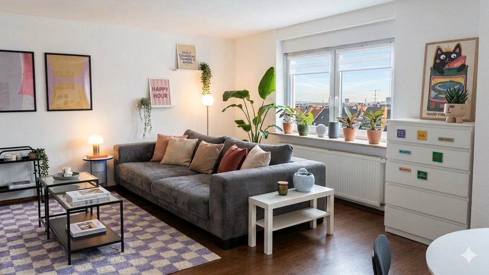 Etagenwohnung Pforzheim Weststadt - 2.5 Zimmer, 67 m&sup2;, 214.999&euro; | Angebot:26424503