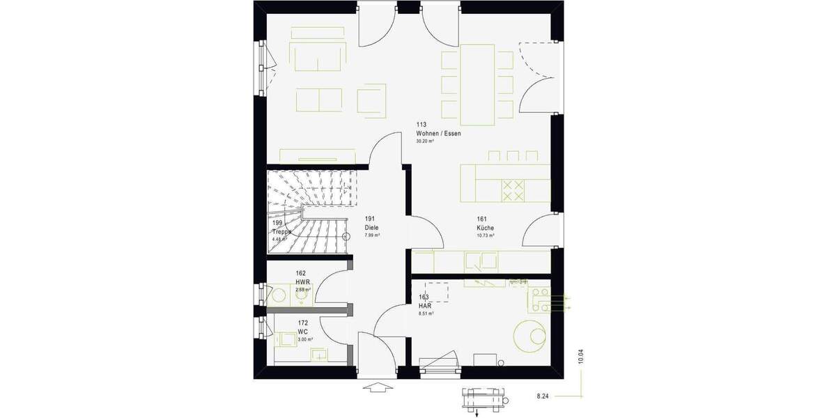 Einfamilienhaus Kraichtal Menzingen - 5 Zimmer, 123 m&sup2;, 481.000&euro; | Angebot:25666377
