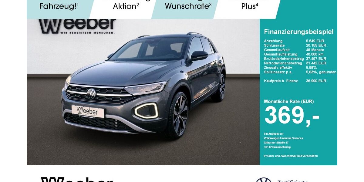 VW T-Roc 2.999 km 36.888 &euro; Calw 75365