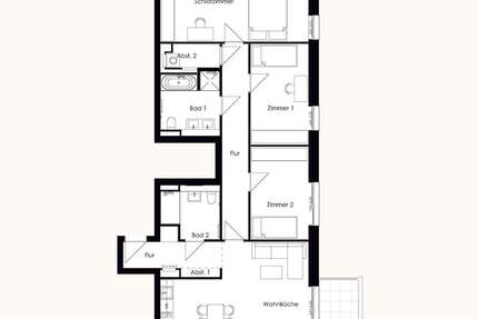Wohnung Bruchsal - 4 Zimmer, 118 m&sup2;, 1.590&euro; | Angebot:20520506