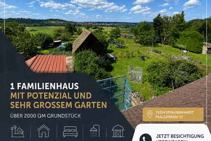 Reserviert - 1 Familienhaus mit Potenzial und sehr großem ,über 2000 qm, Garten - Haus Straubenhardt | Angebot:26531333