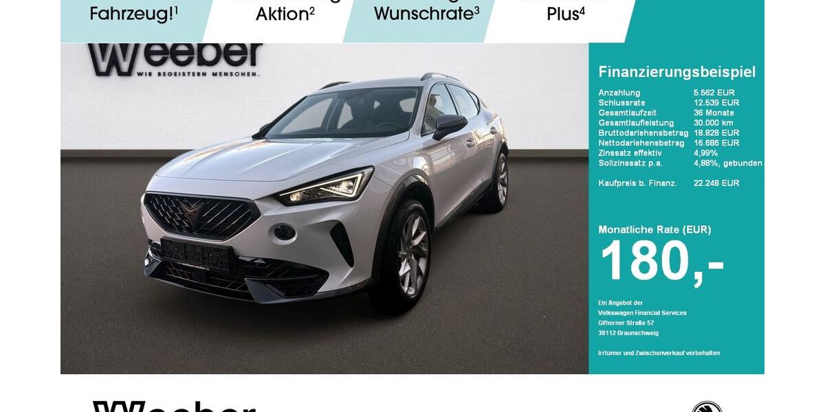 Cupra Formentor 25.109 km 21.140 &euro; Weil der Stadt 71263