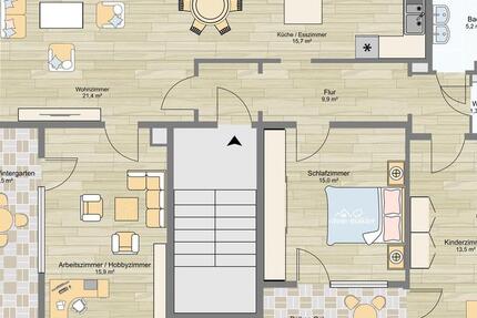 Wohnung Grafenau - 4 Zimmer, 106 m&sup2;, 1.378&euro; | Angebot:26695034