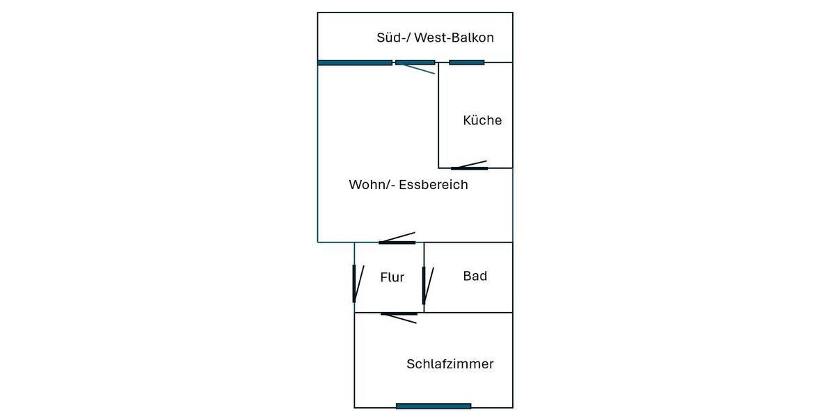 Etagenwohnung Rutesheim - 2.5 Zimmer, 54 m&sup2;, 730&euro; | Angebot:25642645