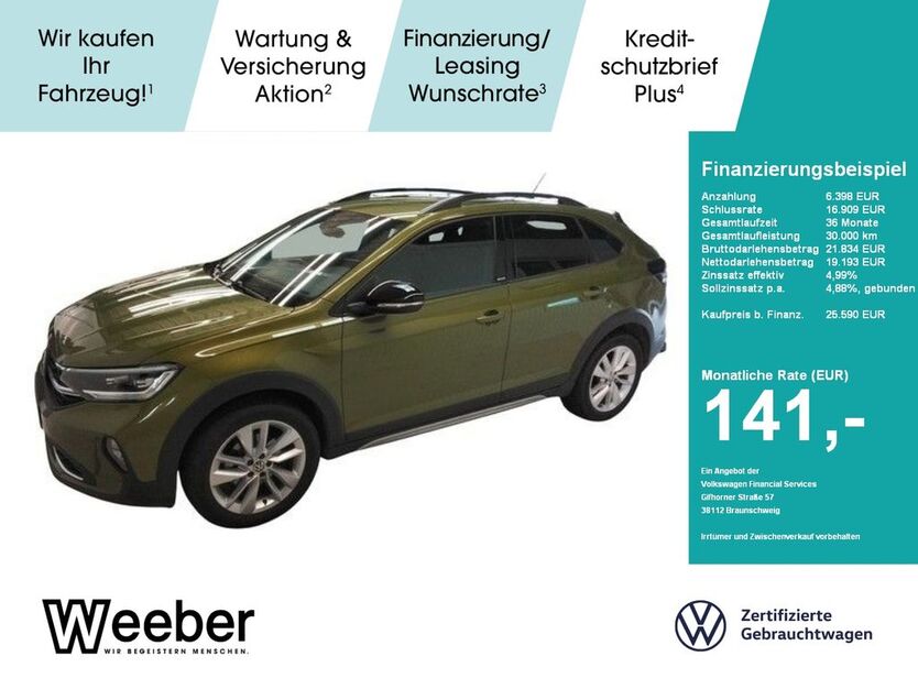 VW Taigo 14.698 km 25.590 € Calw 75365