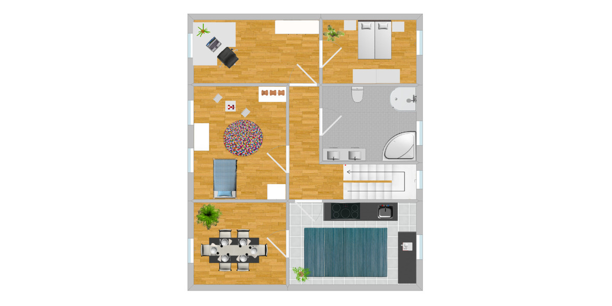 Reihenmittelhaus Karlsruhe Hagsfeld - 6 Zimmer, 111 m&sup2;, 320.000&euro; | Angebot:25679833
