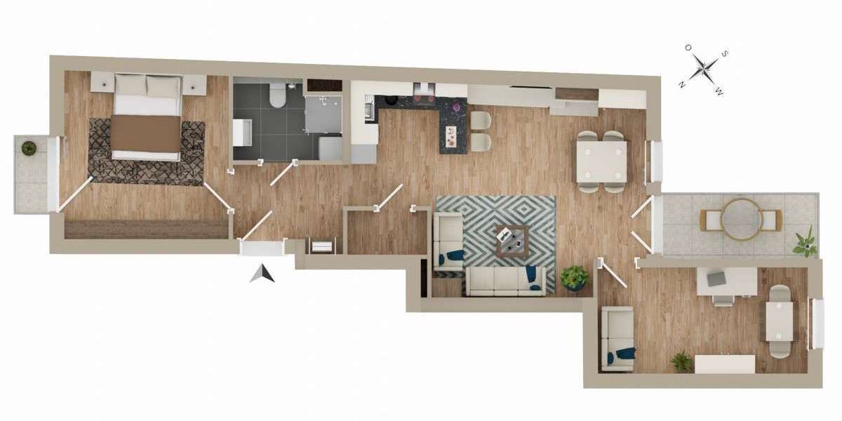 Wohnung zum Kaufen in Karlsruhe 414.000 € 72.2 m² 3 zimmer