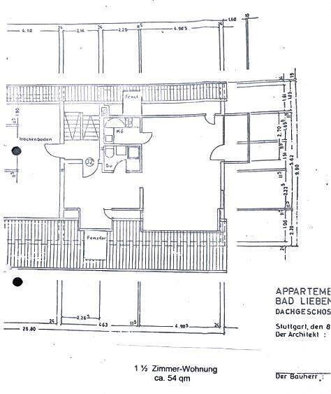 Etagenwohnung Bad Liebenzell - 1 Zimmer, 54 m&sup2;, 123.000&euro; | Angebot:26204308