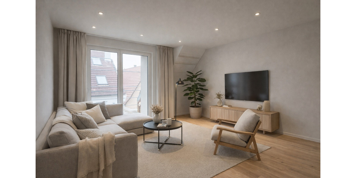 Dachgeschoßwohnung Sulzfeld - 2.5 Zimmer, 65 m&sup2;, 912&euro; | Angebot:25941993