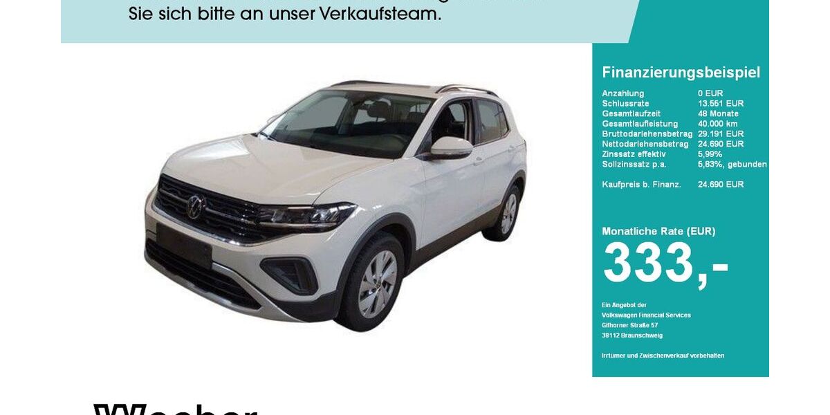 VW T-Cross 13.284 km 24.540 &euro; Leonberg 71229