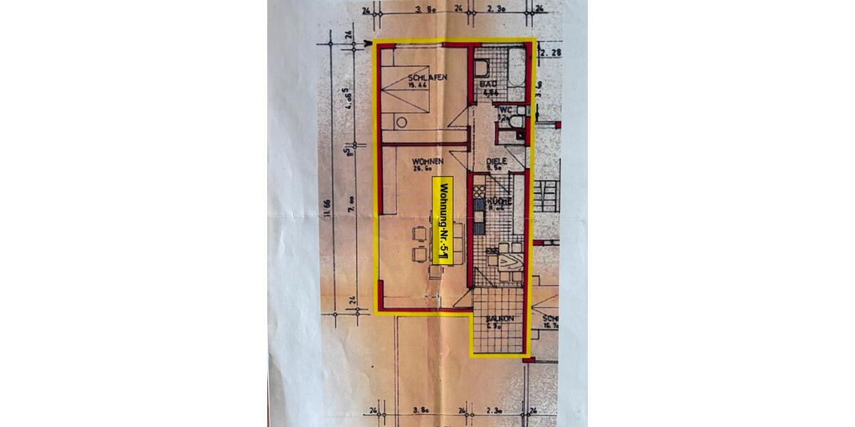 Etagenwohnung Weil der Stadt - 2.5 Zimmer, 65 m&sup2;, 285.000&euro; | Angebot:25376467