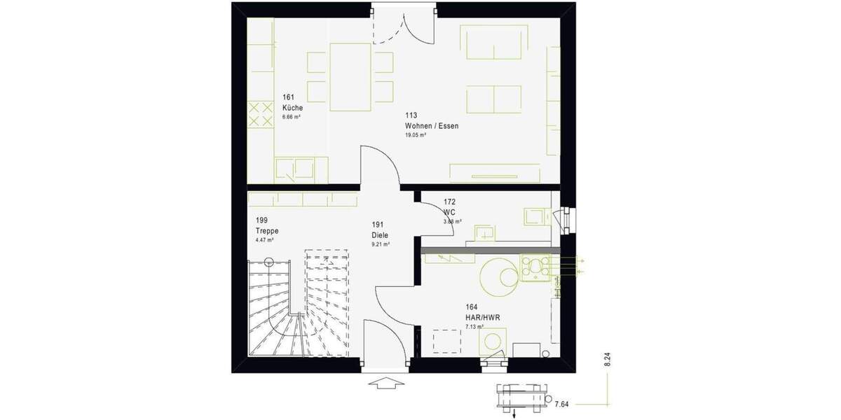 Einfamilienhaus Sachsenheim Häfnerhaslach - 5 Zimmer, 90 m&sup2;, 429.000&euro; | Angebot:25666390