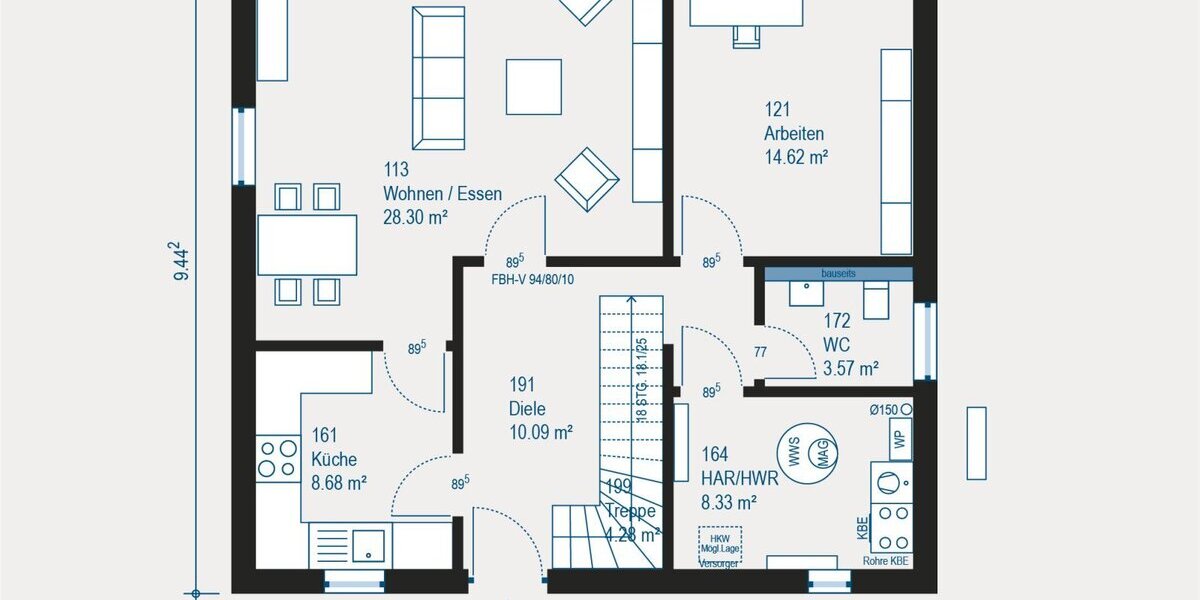 Euer neues Raumwunder - Flexibilität und Sicherheit für Euer Zuhause - Einfamilienhaus Niefern-Öschelbronn Öschelbronn | Angebot:27333247