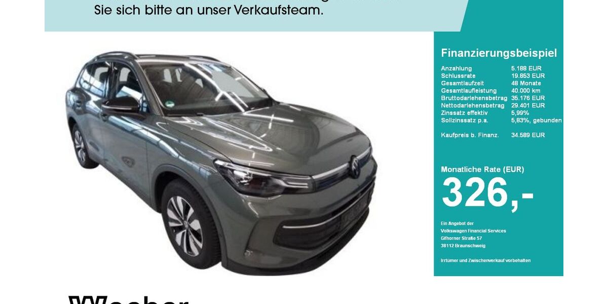 VW Tiguan 12.468 km 34.389 &euro; Calw 75365
