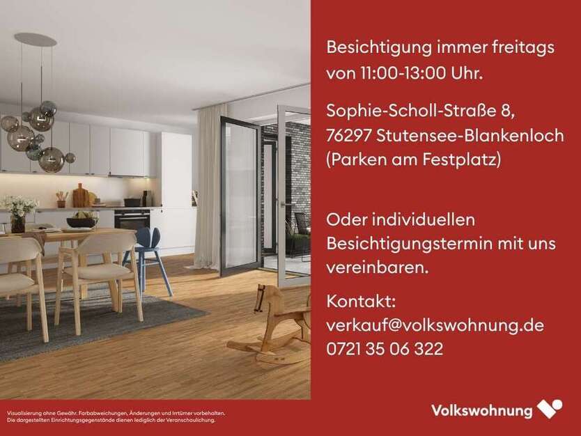 Wohnung zum Kaufen in Stutensee 653.020 € 97.81 m²
