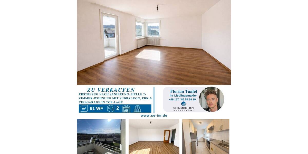 Etagenwohnung Straubenhardt Schwann - 2 Zimmer, 61 m&sup2;, 184.500&euro; | Angebot:26055662