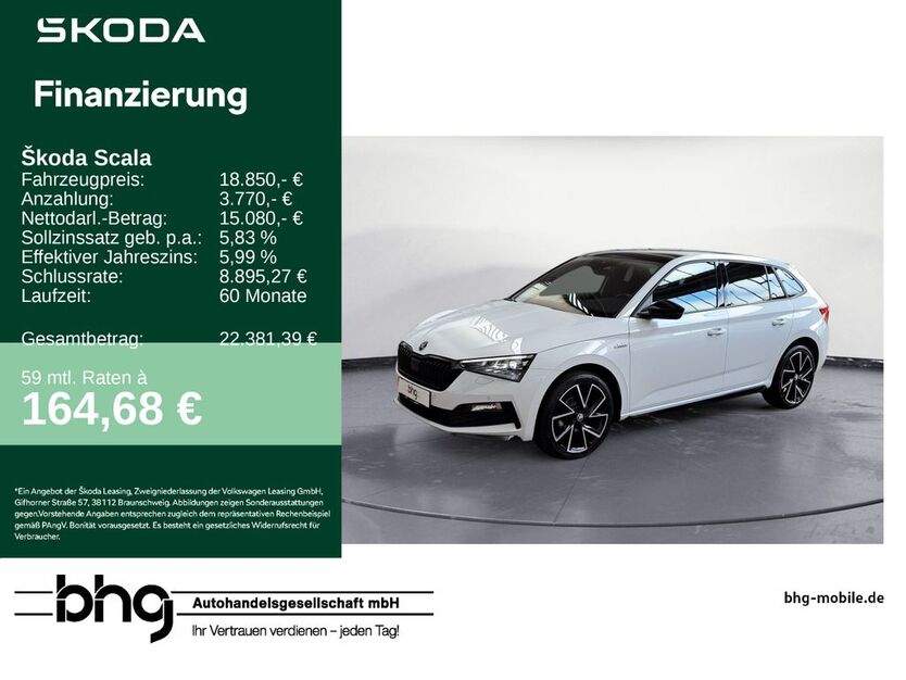 Skoda Scala 96.345 km 18.480 € Ettlingen 76275