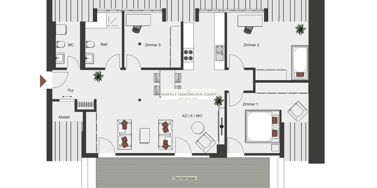 Einfamilienhaus Maulbronn - 4 Zimmer, 117 m&sup2;, 1.750&euro; | Angebot:26253583